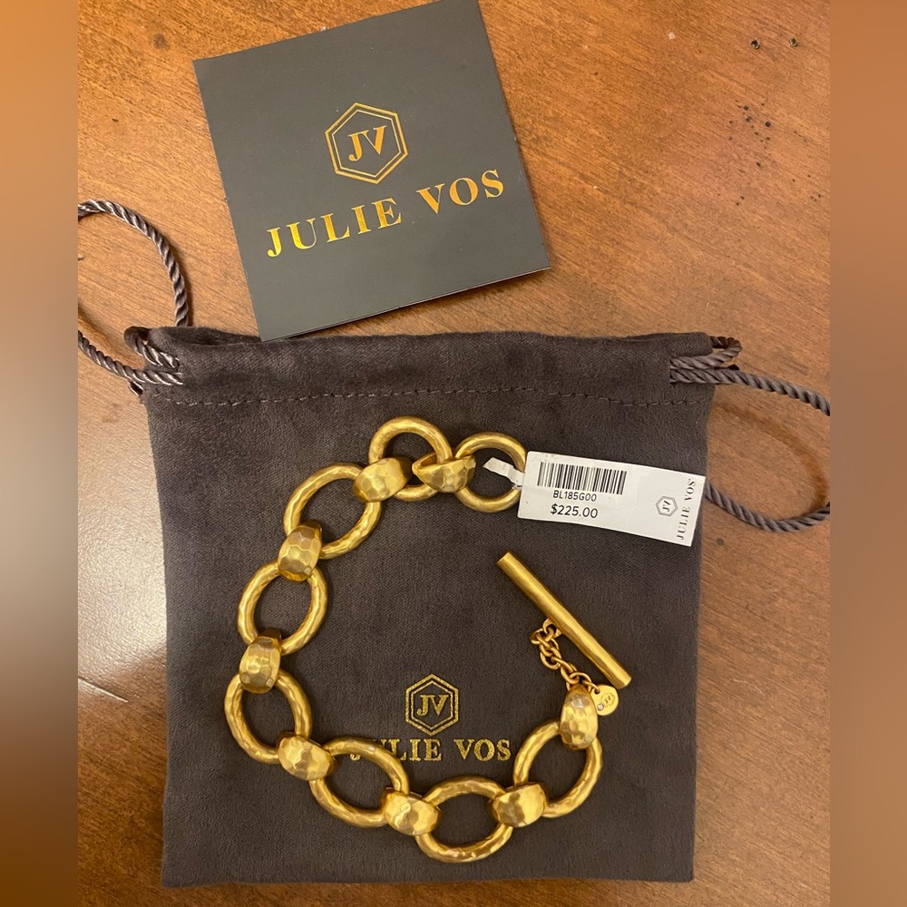 Julie Vos - Palermo Demi Link Gold Bracelet, NWT